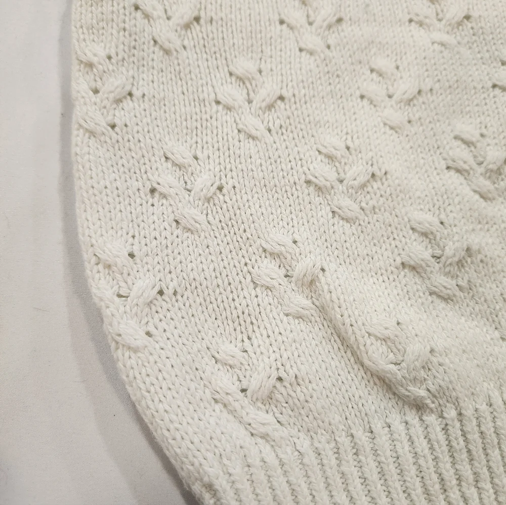 Vintage Northern Reflections By Parkhurst White Knit Cardigan - Picture 14 of 16